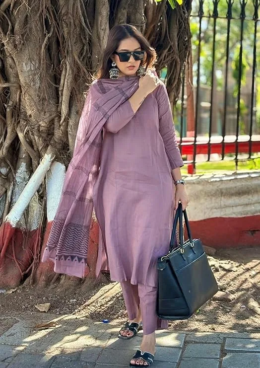 FK Coral Kurta Set for Women