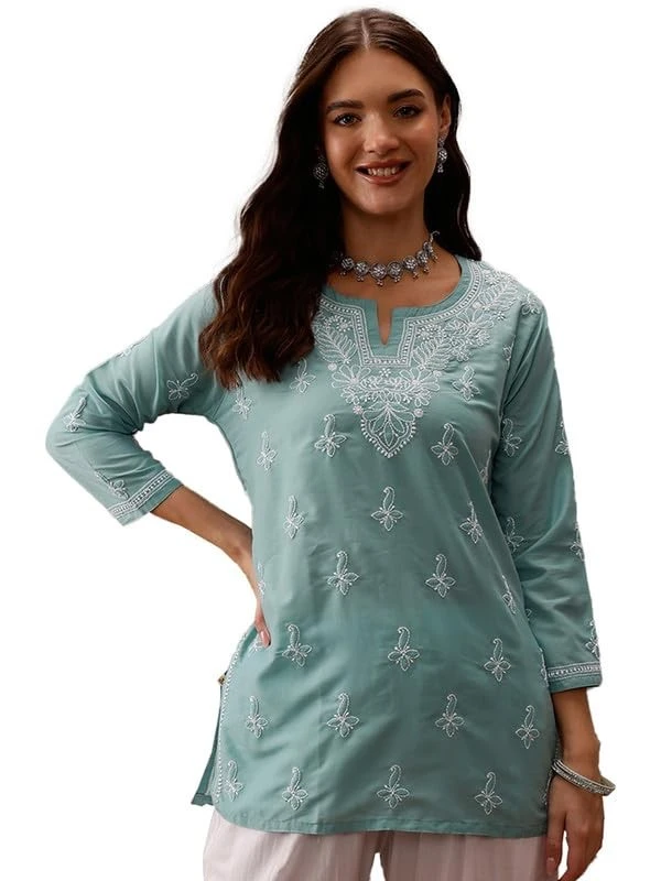 FK Indigo Kurta Set for Women