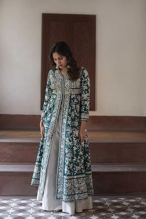 FK Fern Kurta Set for Women – Slate