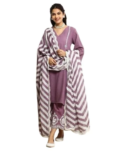FK Forge Kurta Set for Women – Rust