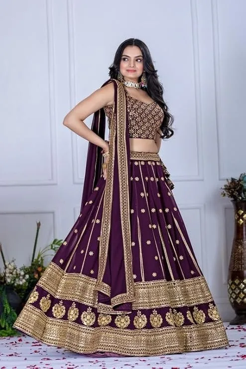 FK Marble Lehenga Set for Women